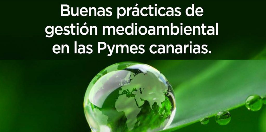 Imagen de la portada de la Guía para la gestión medioambiental en las Pymes Canarias